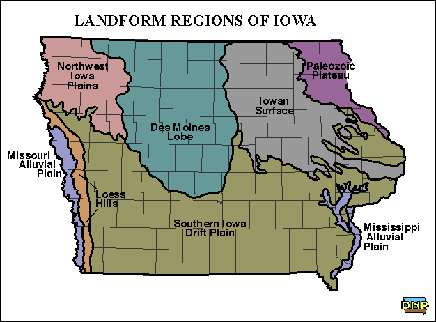 landform map